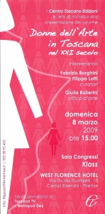 Donne dell arte in Toscana di Tommaso Paloscia