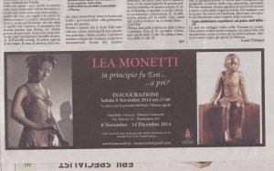Piedone sul giornale la Nazione